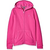 Nautica girls Fleece Full-zip Hoodie Sweatshirt