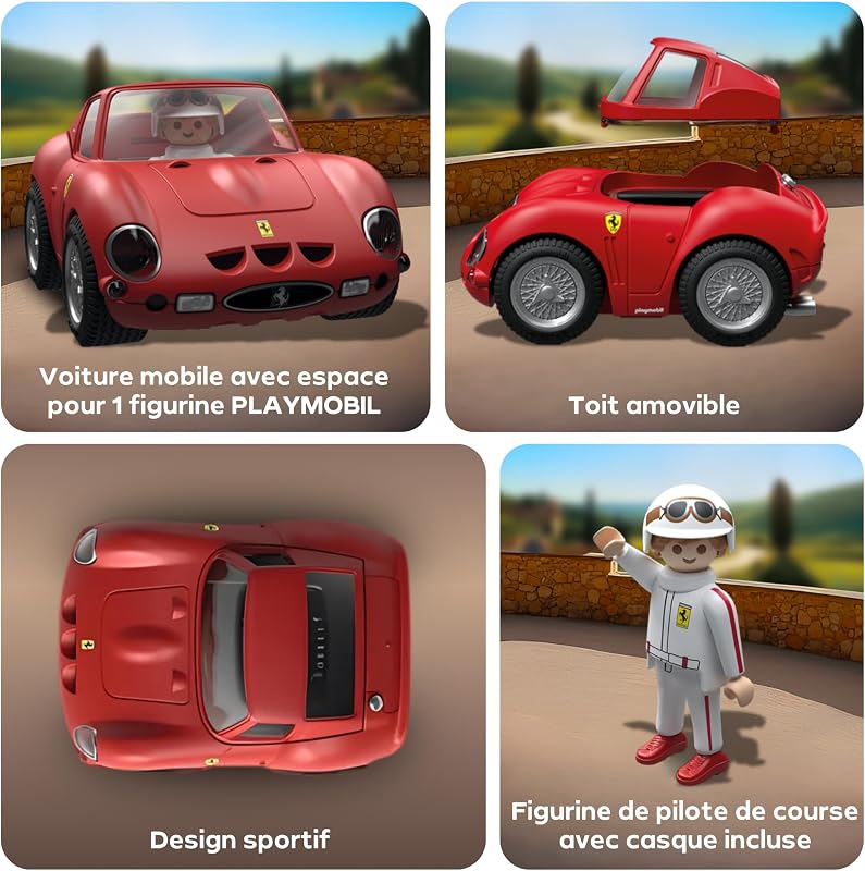 | Collector Cars | Ferrari 250 GTO | Modèle réduit de Voiture pour Adultes et Enfants | Cadeau pour Les Fans de Voitures et Les collectionneurs | 71856