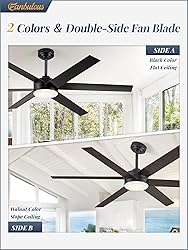 Fanbulous 60 Inch Ceiling Fans with Lights and