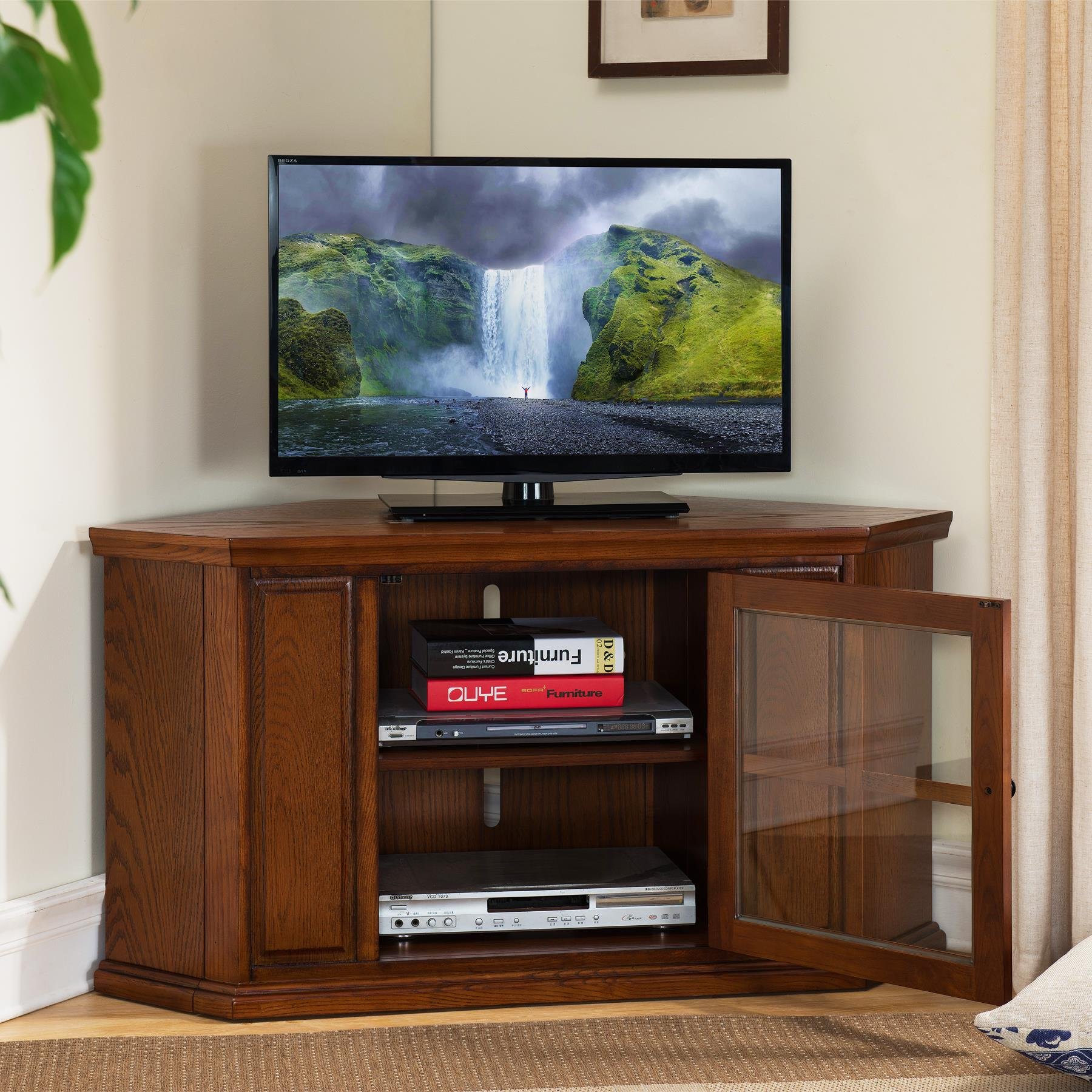 Leick 82386 Mission Corner TV Stand, 56"
