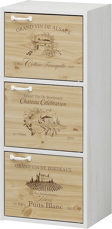 Amazon Co Jp 白井産業 Shirai マルチラック カラーボックス 扉付 簡単組立 ワイナリーズ ホワイト Wnr 9040 3d Wh ホーム キッチン