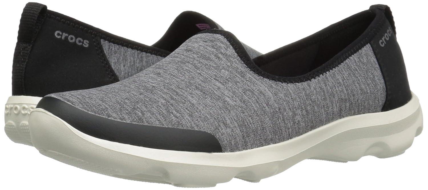 crocs women's busy day heather skimmer flat