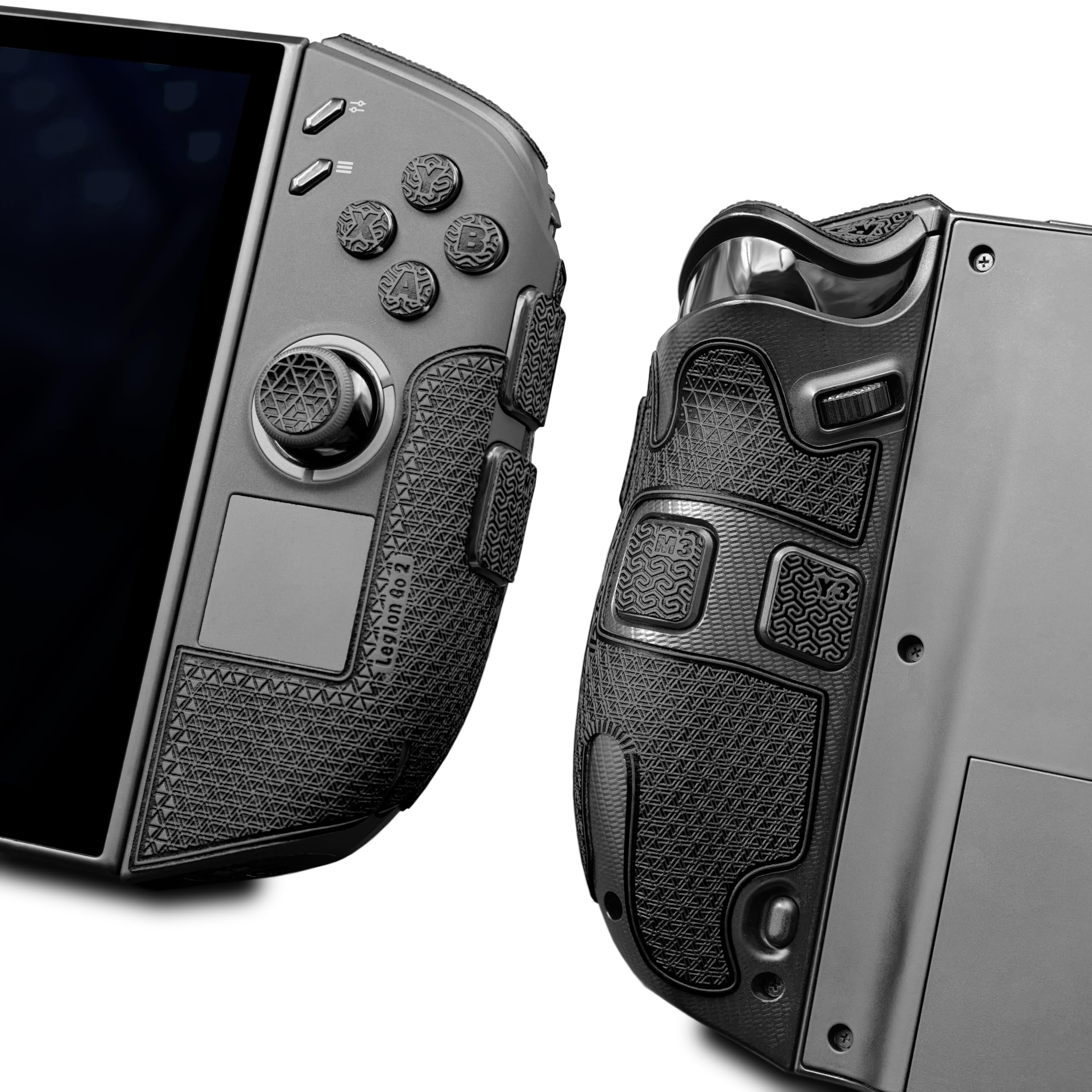 Luck&Link Controller Grip For Legion Go 2, Textured Skin kit,Anti-Skid Sweat-Absorbent Controllers Handle Grips, Buttons,Triggers,D-pad (Ultra - Obsidian Black)