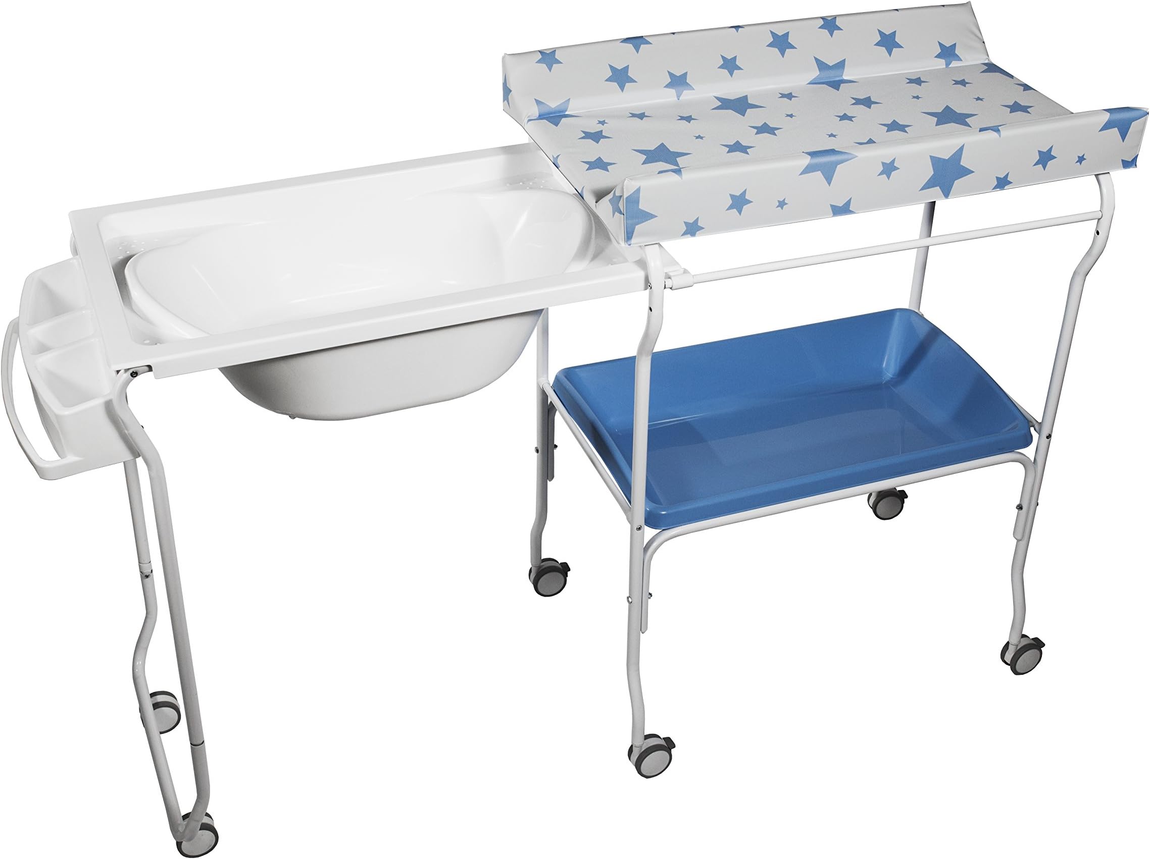 Plastimyr - Removable Bath Stars Blue