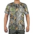 LOOGU Mens Camo Shirts, Camouflage T Shirt Hunting, Performance Shirts Crewneck Short Sleeve Tee for Men