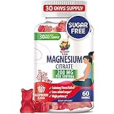 Magnesium Gummies for Kids & Adults - 200mg - Calm Magnesium Chews - Magnesium Citrate Chewable Supplement for Mood & Muscle Support