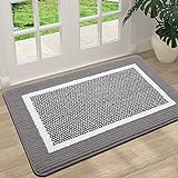 Colorxy Indoor Door Mat, Non-Slip Absorbent Resist
