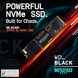 WD Black SN750 SE NVMe SSD 500GB 1TB PCIe Gen4 w/ Battlefield 2042 PC Game Code view 2