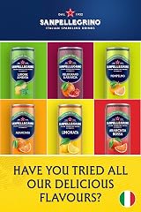San Pellegrino Italian Sparkling Lemon Drink 12 x 330ml cans view 6