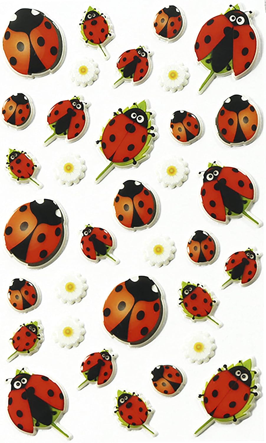 Maildor CY032O KATZENKÖPFE Packung Mit Stickers Cooky 3D (1 Bogen, 7,5 X 12 Cm