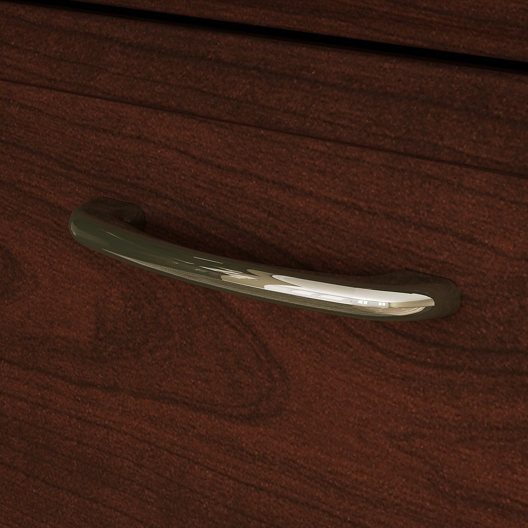 Bush Furniture Cabot L Shaped Desk with Hutch, 6 Cube Organizer and