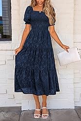 PRETTYGARDEN Women's 2025 Summer Casual Midi