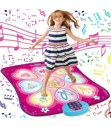 YRPRSODF Tapis de danse électronique simple pour enfants et adultes, avec plus de 100 jeux, 200 chansons YRPRSODF Tapis de danse électronique simple pour enfants et adultes, avec plus de 100 jeux, 200 chansons