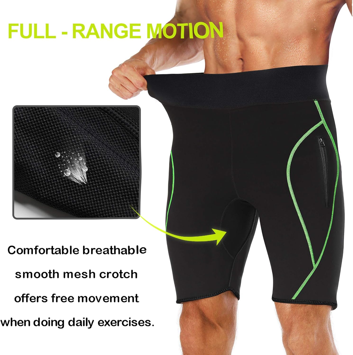mens sauna shorts