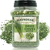 3.53oz Freeze Dried Chives Flakes, Green Herb Seasoning for Cooking | Fresh Herb Flavor to Soups, Sauces, Salads and Dips with Delicate Chive Flakes for Everyday Recipes