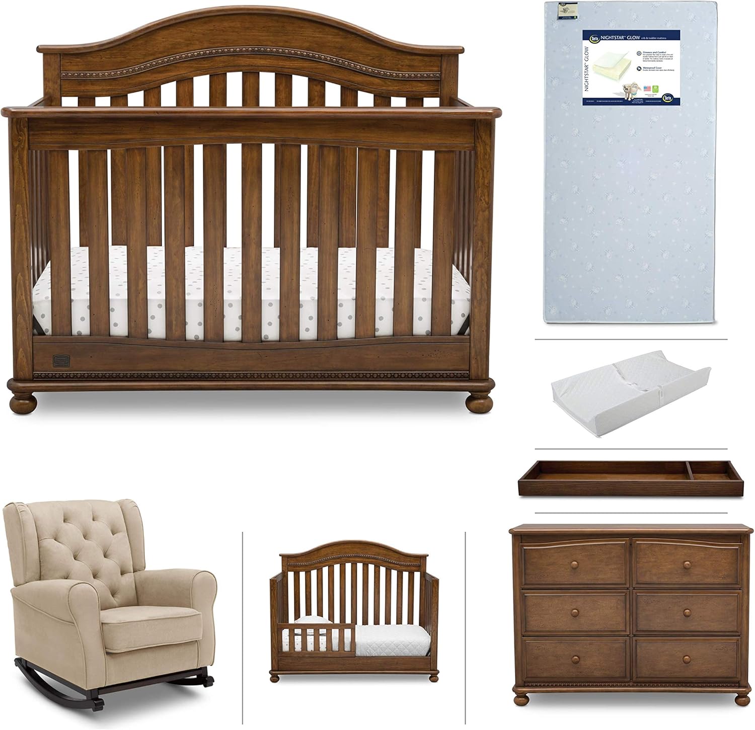 bristol bassinet and mattress pad set