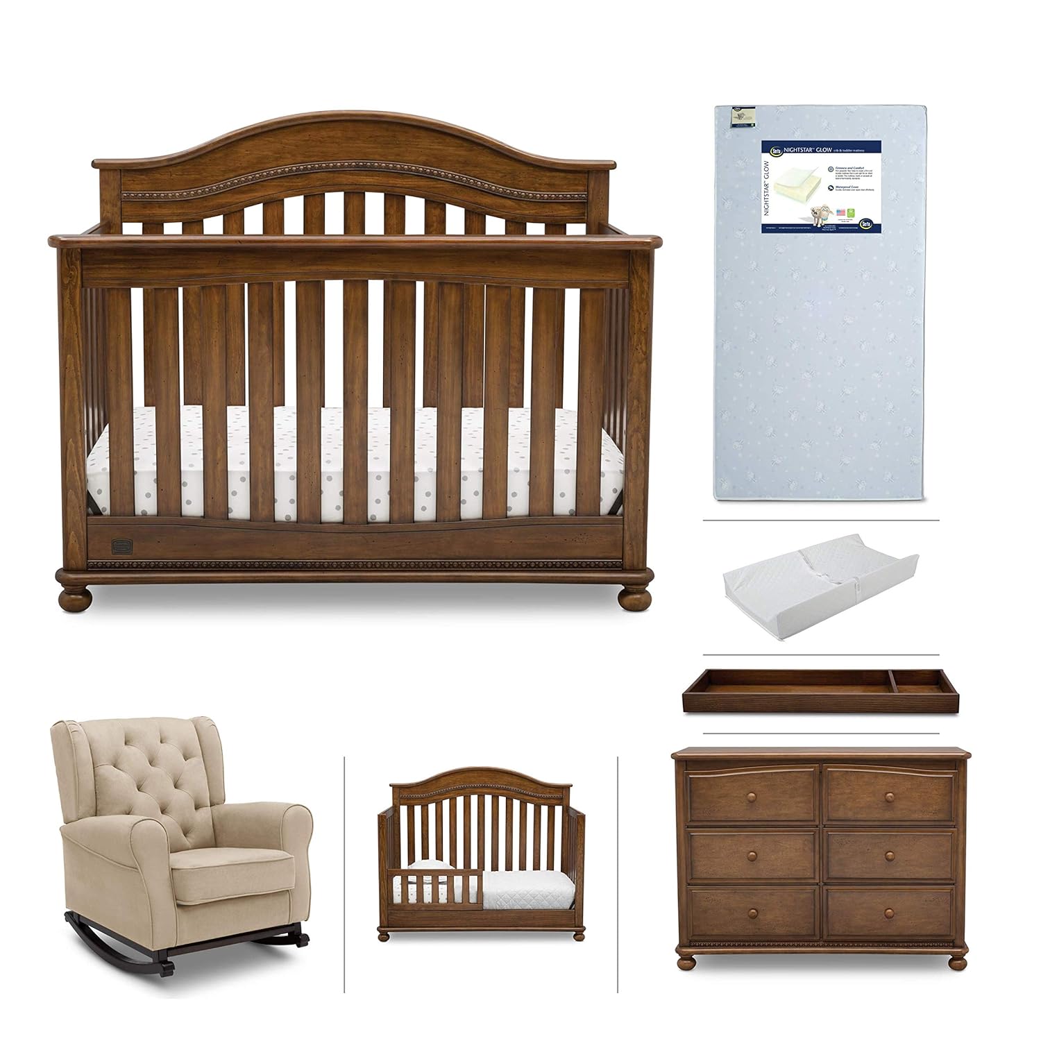 bristol bassinet and mattress pad set