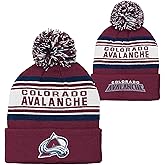 NHL Kids Youth 8-20 Official Primary Logo Sport Knit Cold Weather Cuffed Pom Beanie Hat