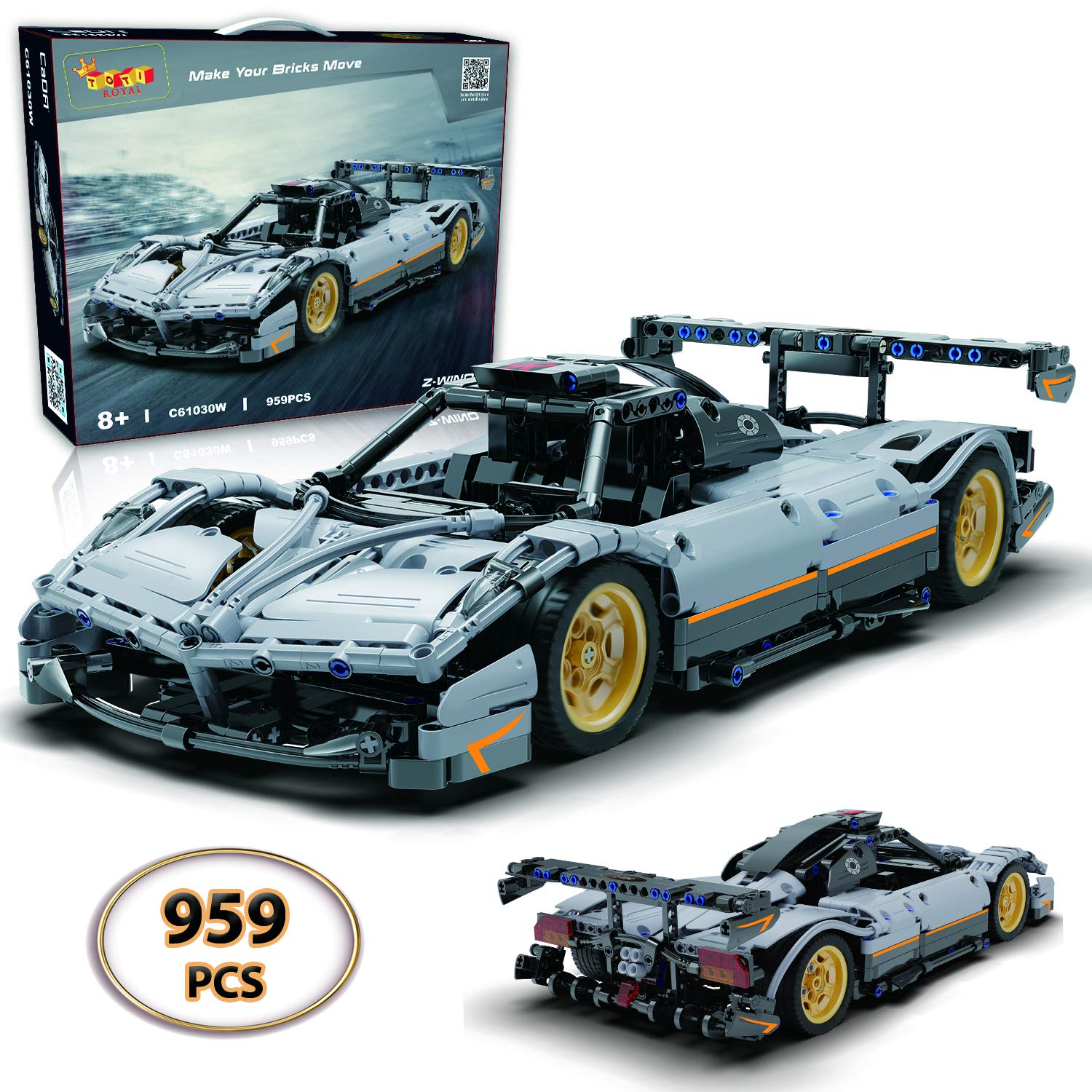 Toy Racer Kit Mua Build Your Own Supercar Kit | NEW 2023 Model Race Car Technic ...