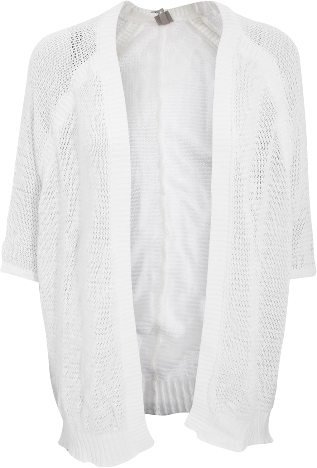 ladies white short sleeve cardigan
