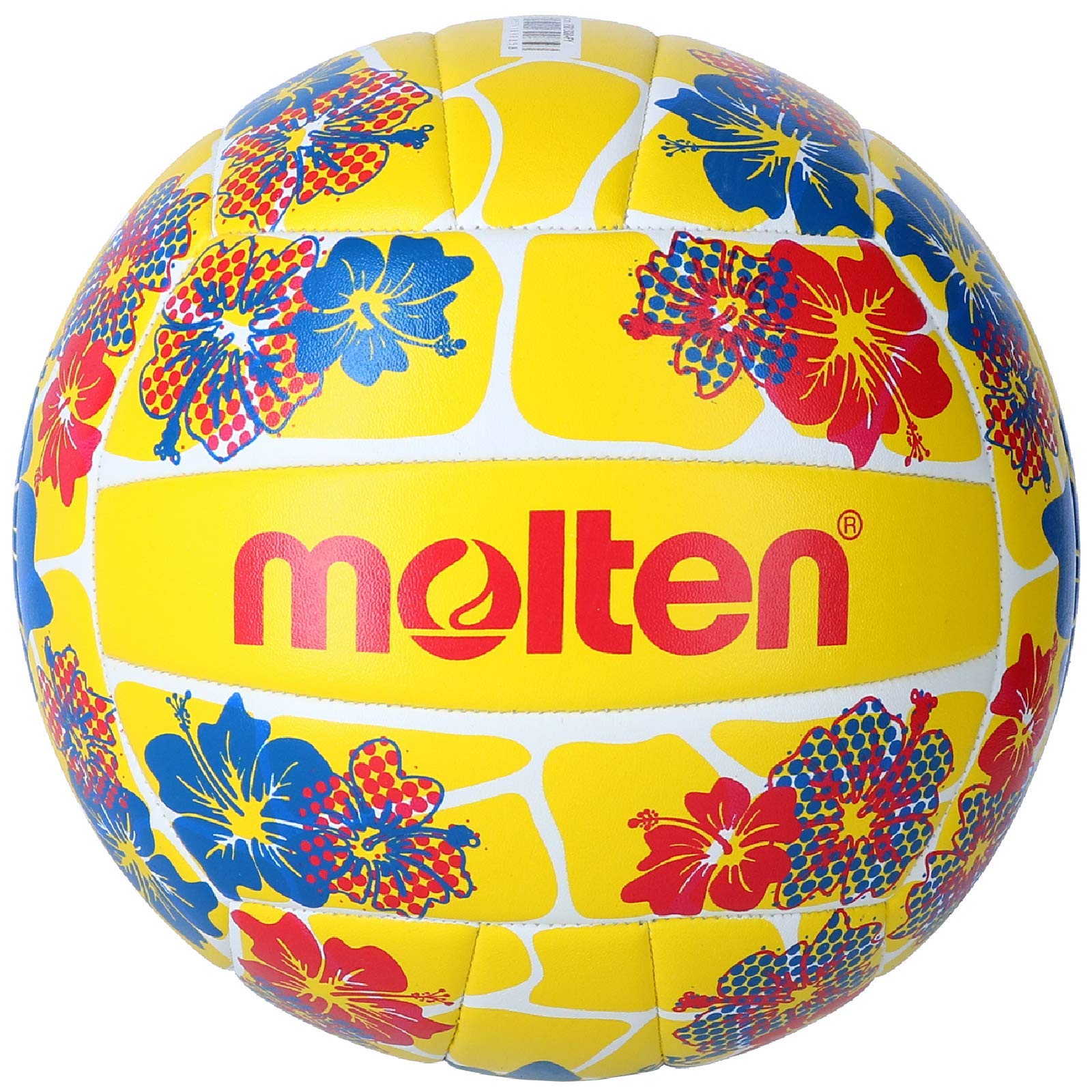 Molten VB1300 Beach Volleyball Flowers/Yellow 5