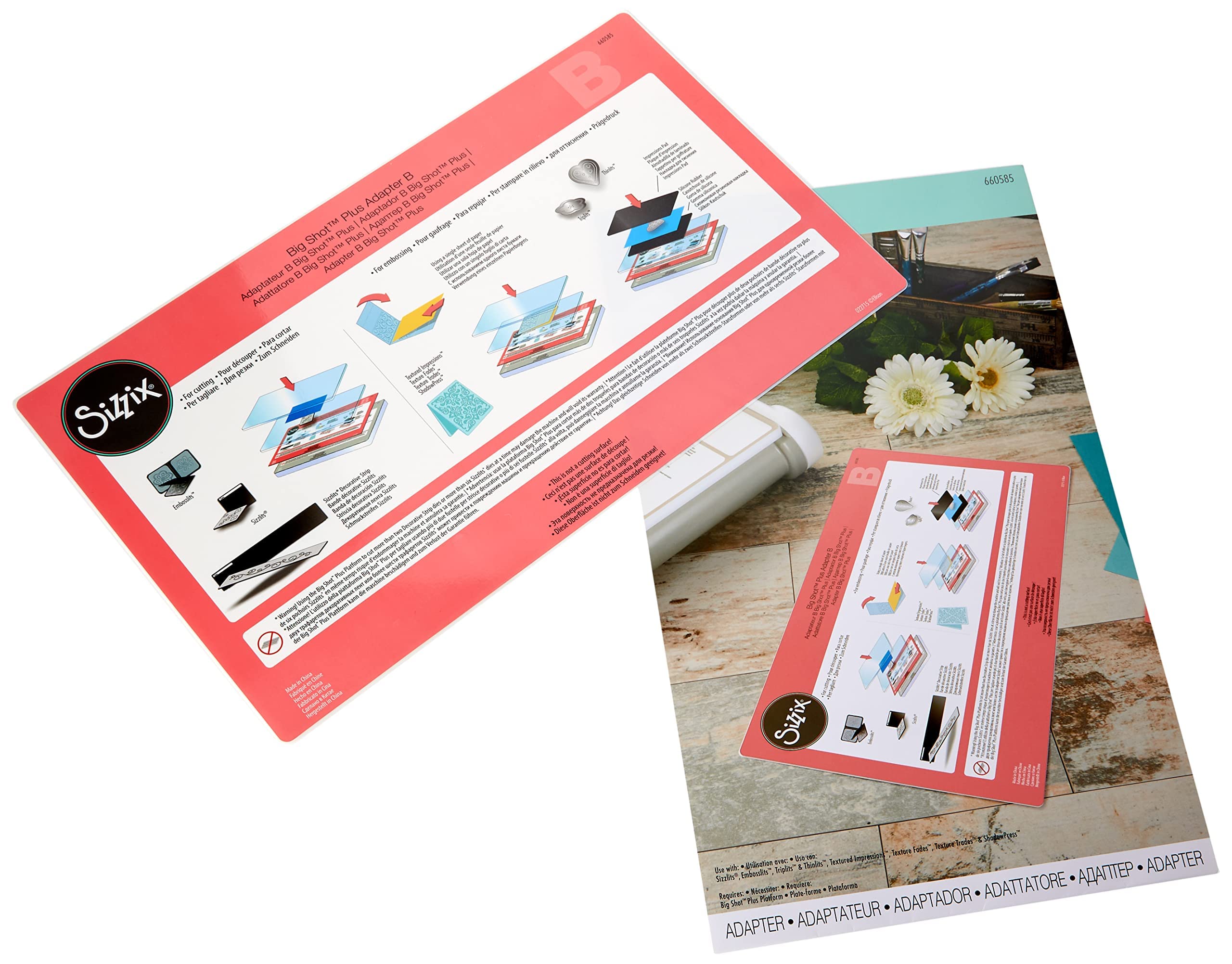 Sizzix Big Shot Plus Standard Adapter Pad B 660585, One Size, Pink