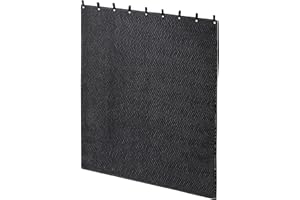 MABOZOO Studio Sound Blanket, Large Soundproof Blanket with Grommets, Heavy Duty Sound Dampening Noise Reducing Divider for Workshop, Basement, Laundry, Acoustic (Black, 48 * 72)