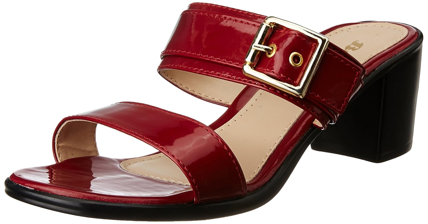 bata women's liza red slippers - 6 uk/india (39 eu)(7715712)