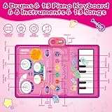 Lavliy Music Mat Baby Toys 0-6 Months 3 in 1 Piano Mat with Sticks view 2
