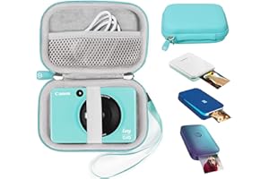 GETGEAR Case for Canon IVY Mobile Mini CLIQ, CLIQ+, CLIQ 2, CLIQ+2 Instant Camera Printer and Photo Printer, also for Koda series and HP Sprocket 2nd/ 1st (Mint Green)