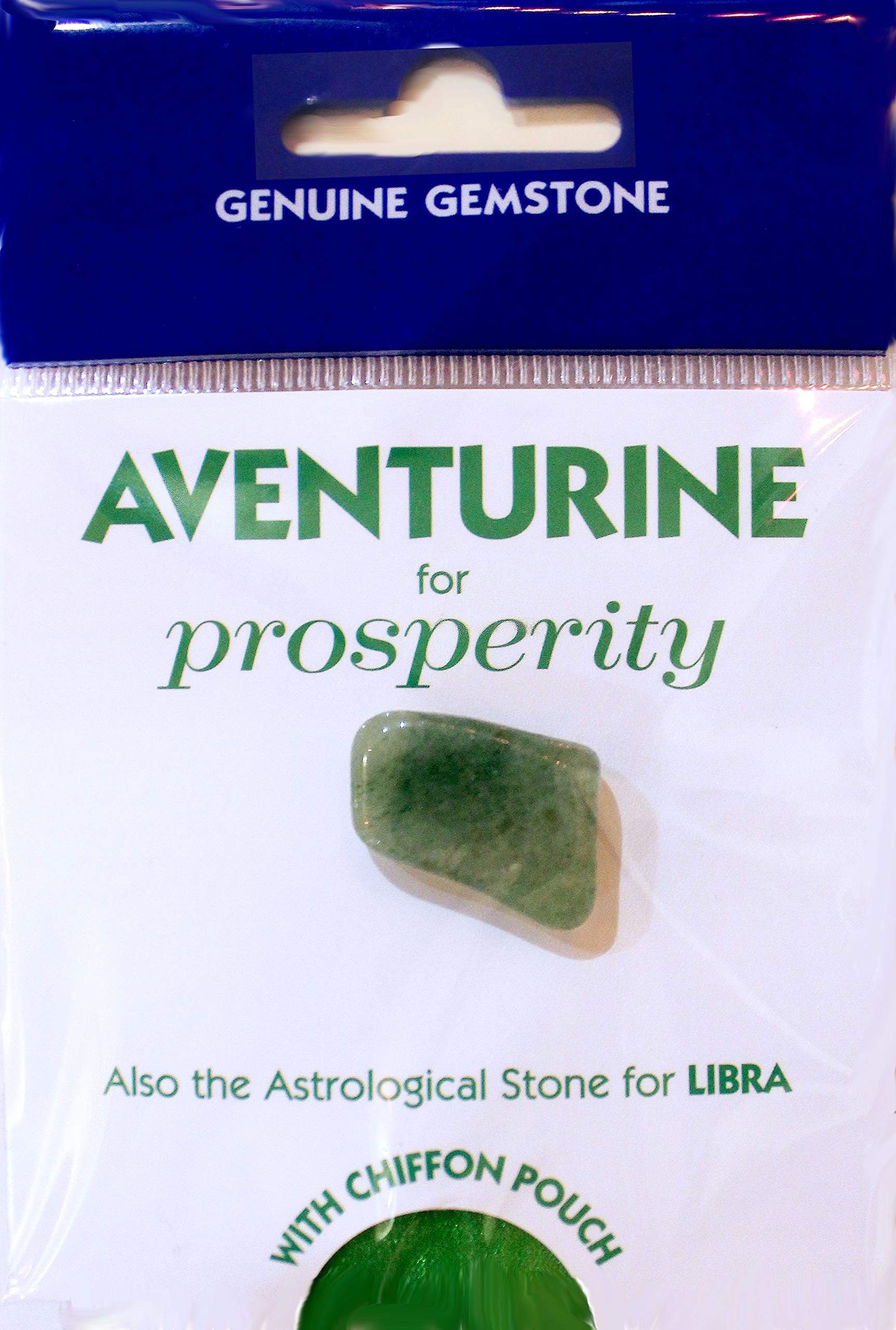 Aventurine for Prosperity - Genuine Gemstone - Also for Heart Chakra and Stone for Astrological Star Sign Libra