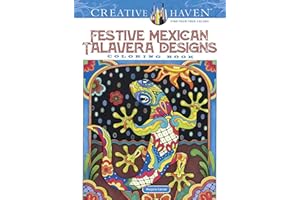 Creative Haven Festive Mexican Talavera Designs Coloring Book