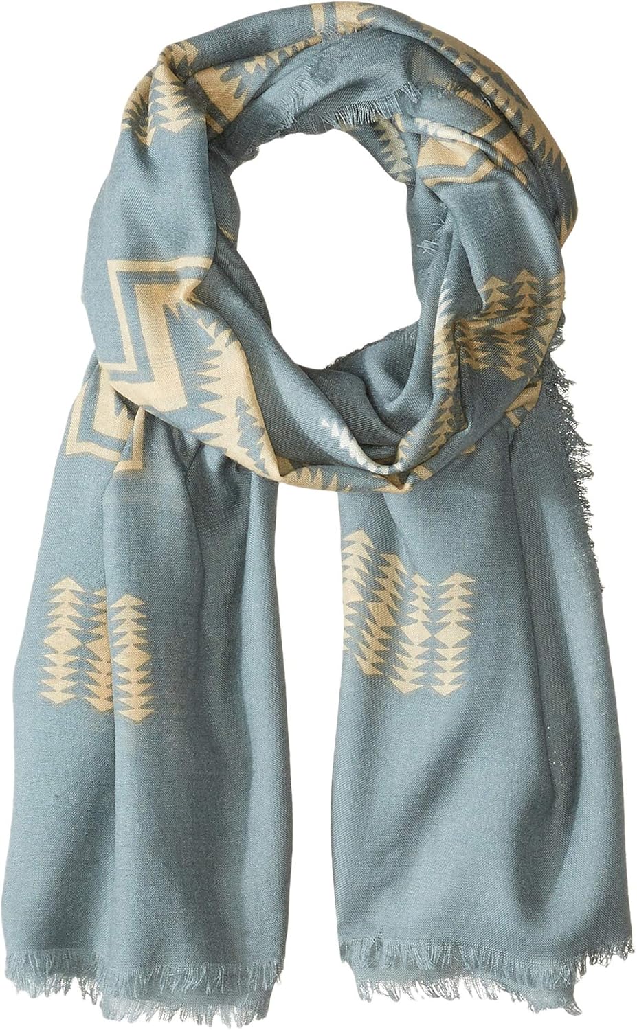 Pendleton womensGS699Oversize Featherweight Wool Scarf Scarve Green