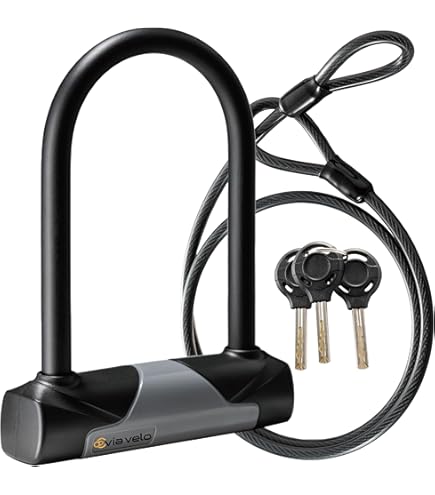 Master Lock 10cm Wide Hardened Steel Mini U-Lock With 5,1cm Shackle