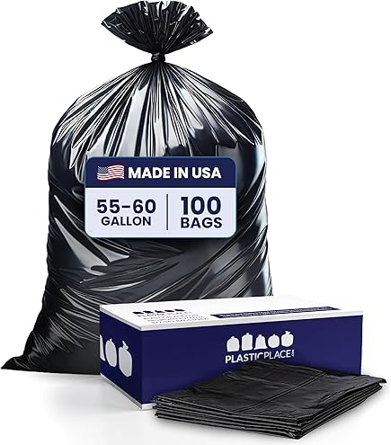 バッグ always do what you should do waste store Amazon.com: Plasticplace - W55LDBS1 55-60 gallon Trash Bags