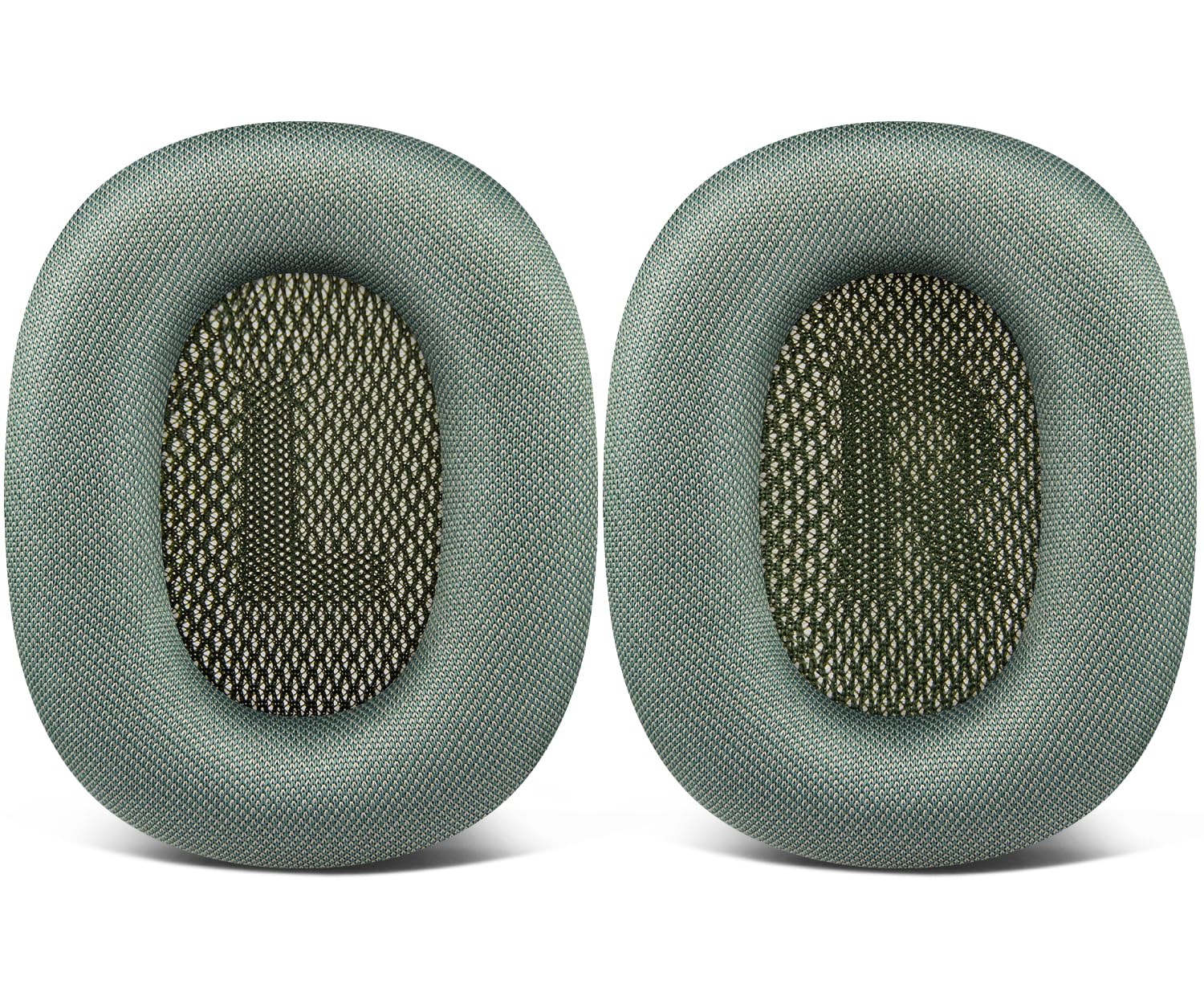 SOULWIT Replacement Earpads for Airpods Max Over-Ear Headphones, Ear Pads Cushions with Durable Mesh Fabric, Softer Foam - Green