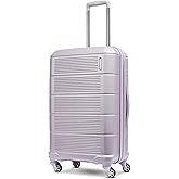 American Tourister Stratum 2.0 Expandable Hardside Luggage with Spinner Wheels, 24" SPINNER, Purple Haze