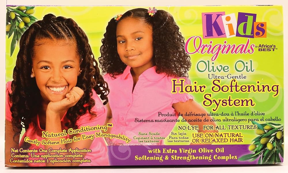 Africa's Best Kids Organics Olive Oil Hair Softening System 1 Application