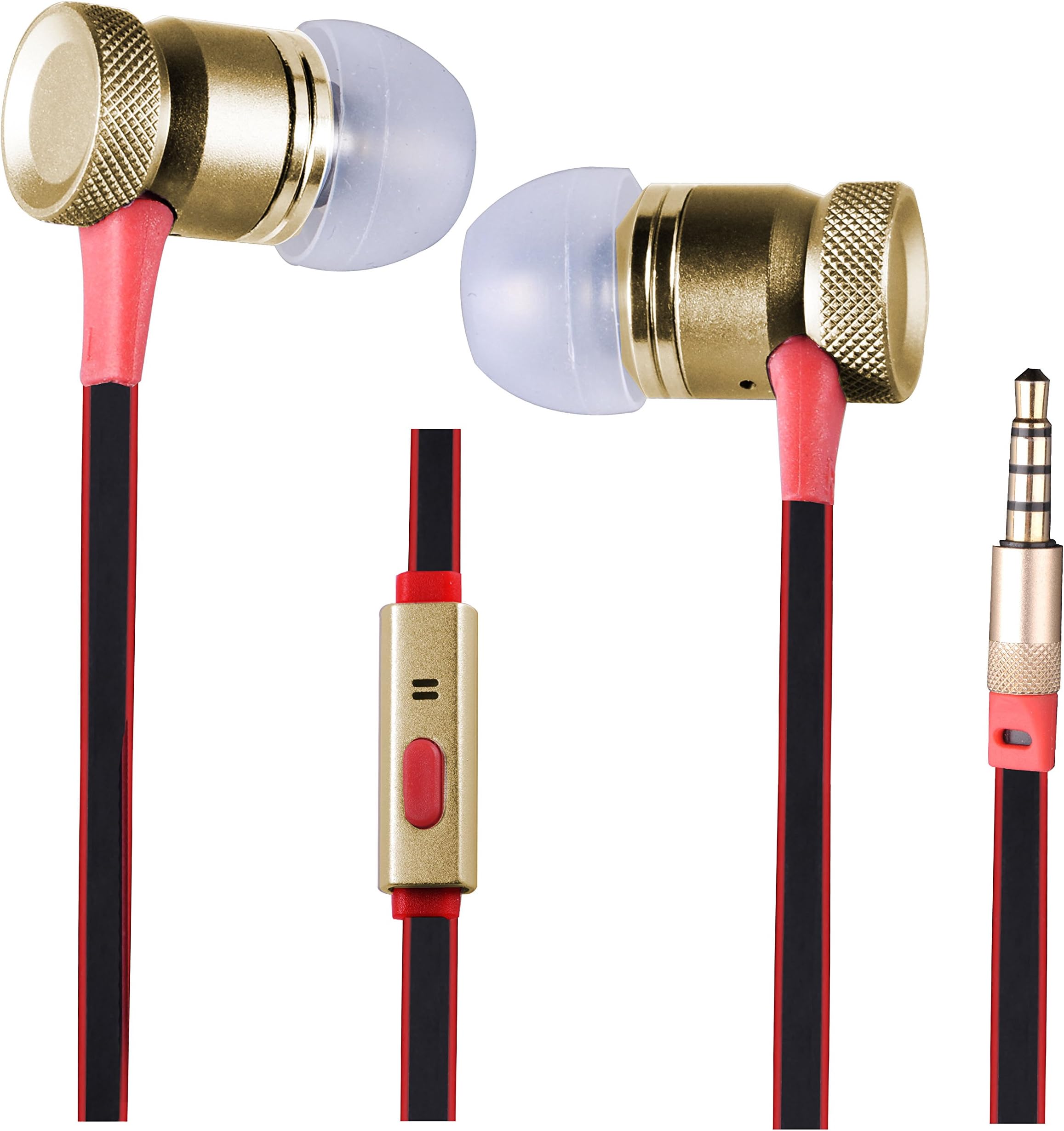 Cootree BE318 3.5mm In-ear Earphone with Microphone(Gold)