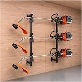 MELIPRON Weed Eater Rack for Enclosed Trailer, Trimmer Holder for Landscape | Secure Weed Wacker Storage for Landscapers, Alloy Steel Tool Rack for Open &amp; Enclosed Trailer, Prevent Tool Damage