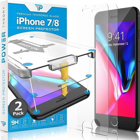 Amazon Com Power Theory Iphone 8 Iphone 7 Glass Screen
