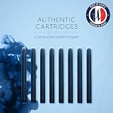 Waterman Fountain Pen Refill Ink Cartridges Long Standard Mysterious Blue 8 view 2