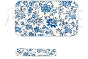 Memeaty Ironing Mat Iron Anywhere Portable Ironing Pad with 3mm Padding for Steam Pressing on Tabletop or Bed - Heat Resistant, Portable, Quilting & Travel Blanket Ironing Board Alternative Cover