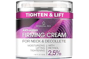 REMEDIAL PAX Neck Firming Cream: Anti-Aging Moisturizer with Retinol, Collagen & Hyaluronic Acid for Men & Women, 1.85 Fl Oz