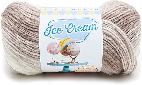 Amazon Com Lion Brand Yarn 923 212 Ice Cream Yarn Coffee Multicolor