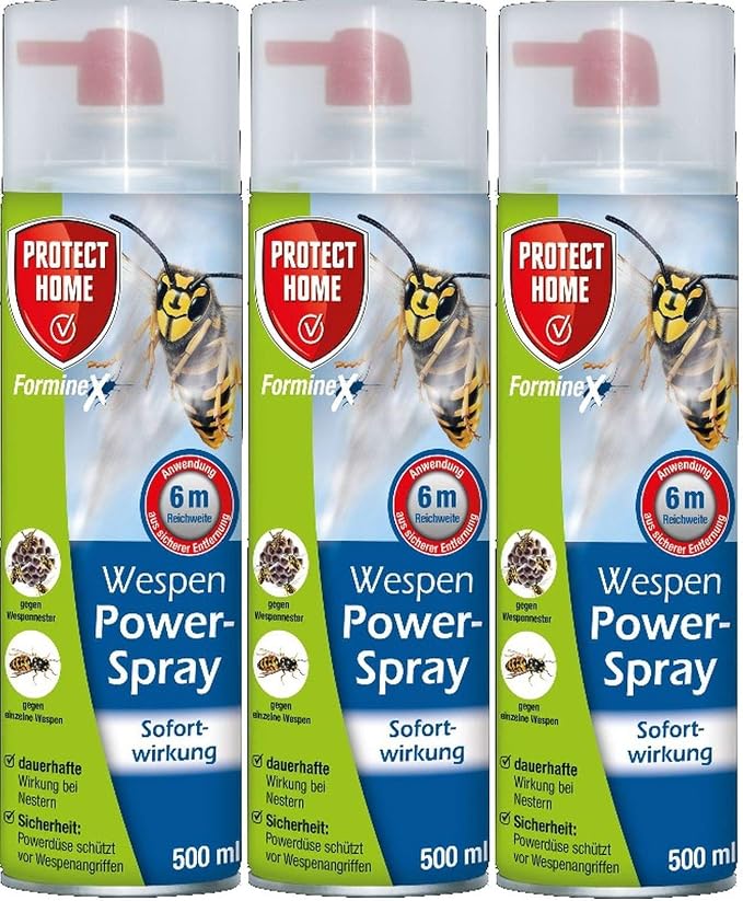 Protect Home Forminex Wespen Powerspray 3 X 500 Ml Mit Gratis 