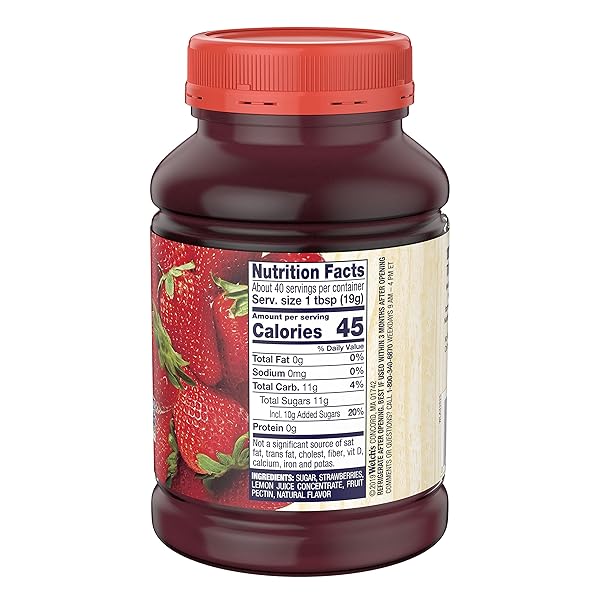 WELCH’S NATURAL STRAWBERRY SPREAD, 27 OZ