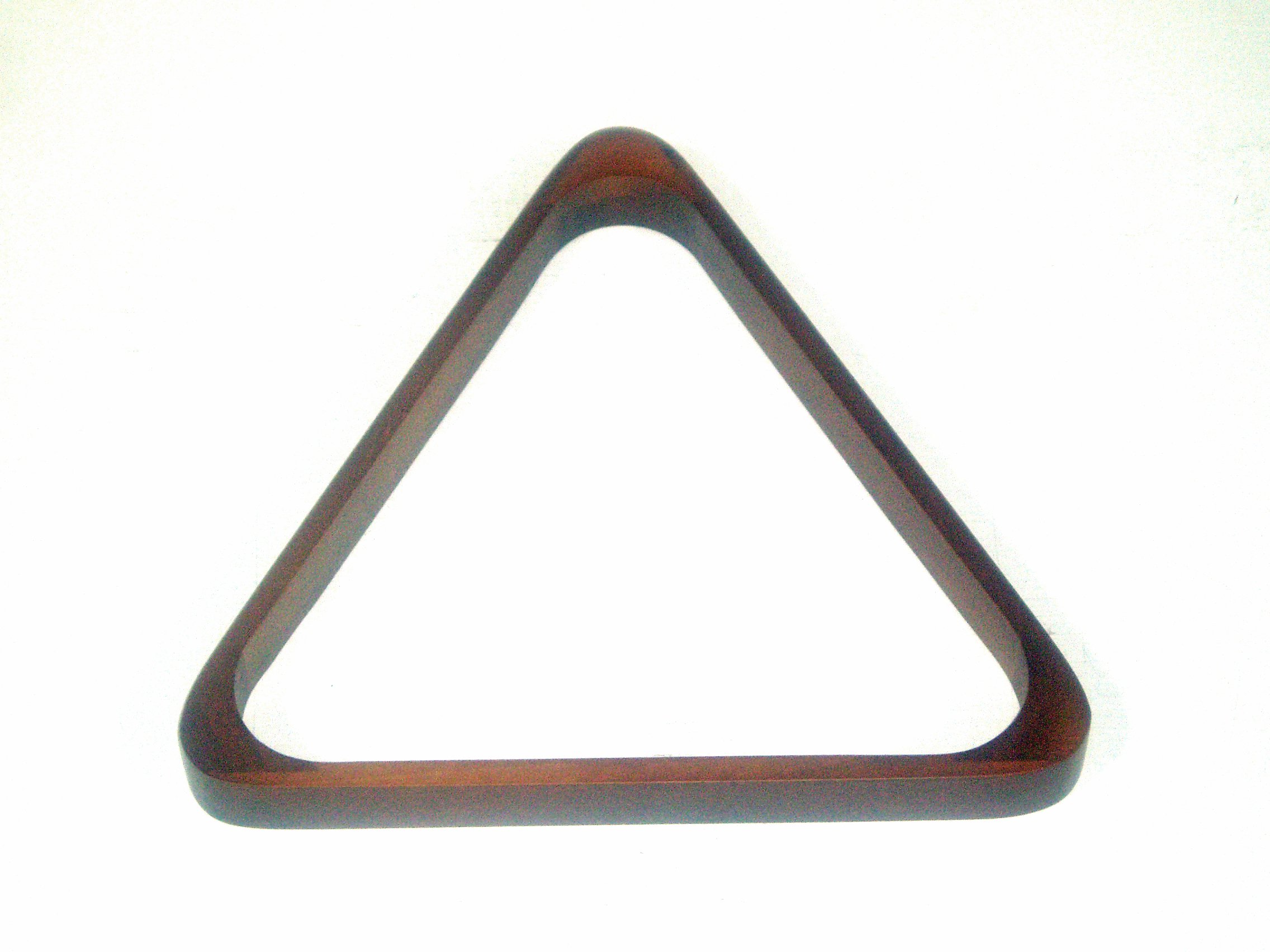 POOL TABLE MAHOGANY TRIANGLE TO FIT 15 x STANDARD 2" (50.8mm) POOL BALLS**