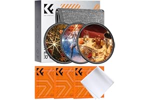 K&F CONCEPT 82mm Star kit, 4 Points 6 Points 8 Points Cross Star Special Effects Optical Glass Lens Filters (Nano-K Series)