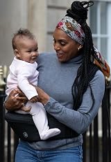 Hippychick Hipseat Baby Carrier Denim Black 6-36 Months Waist Stool view 7
